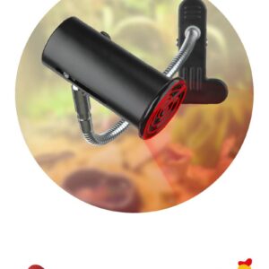 Светильник для рептилий на прищепке для ультрафиолетовой и инфракрасной лампы ЭРА FITO-E27-FLEX-CLIP 250 Вт купить оптом недорого