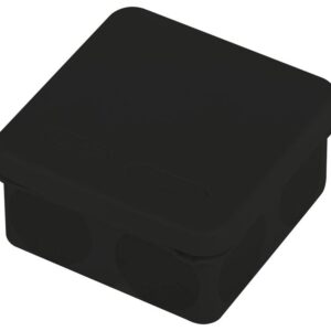 Распаячная коробка ЭРА KOR-100-100-50-9g-2MP-B двухкомпонентная HF стойкая к УФ 100х100х50мм черная прямой монтаж IP67 купить оптом недорого