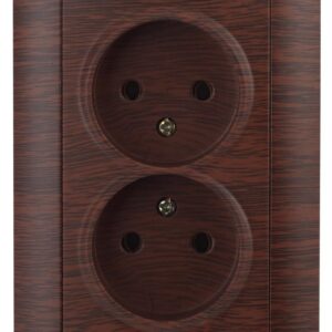 Розетка Intro Solo 4-204-10 без заземления двойная 16А-250В